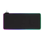 Tapete para Rato e Teclado com LED Micro-USB Iluminado Luzes RGB Coloridas Borda Reforçada Tapete Grosso para Mesa de Rato, 250x350x3mm, 250x350x4mm, 300x800x3mm, 300x800x4mm, 400x900x3mm, 400x900x4mm
