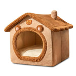 Cama Envolvente Quente para Gatos para Todas as Estações Removível e Lavável, S, M, L