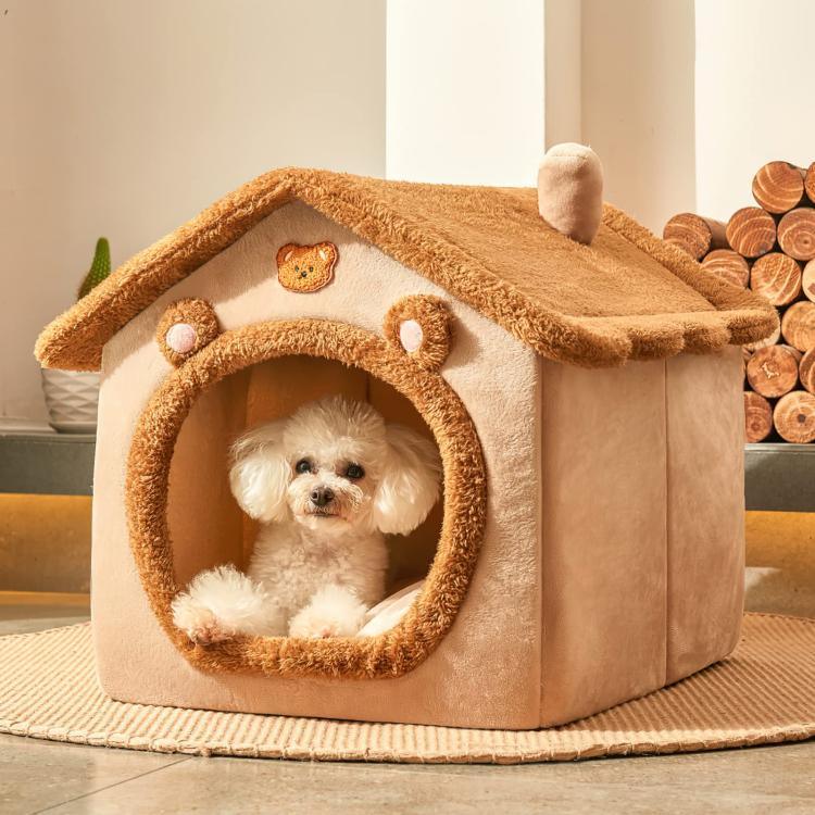 Cama Envolvente Quente para Gatos para Todas as Estações Removível e Lavável, S, M, L