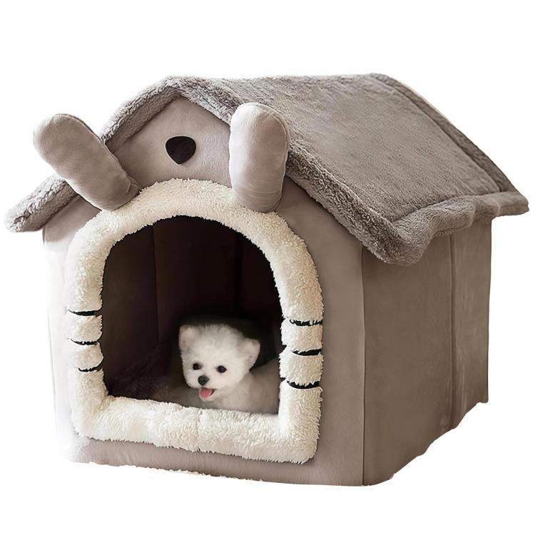 Cama Envolvente Quente para Gatos para Todas as Estações Removível e Lavável, S, M, L