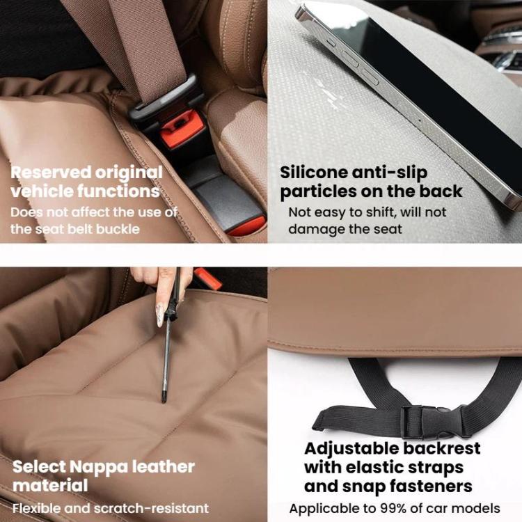 Car Seat Cushion Thickened Non-Slip Front Rear Seat Cushions, Front Seat Cushion Black, Front Seat Cushion Brown, Front Seat Cushion Red, Back Cushion Black, Back Cushion Brown, Back Cushion Red, Rear Seat Cushion Black, Rear Seat Cushion Brown        ...
