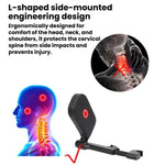 B03S Parallelogram Single-Side Headrest Car Neck Support Pillow Car Seat Side Sleeping Pillow