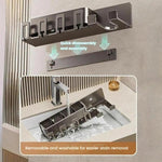 No-Drill 3-in-1 Bathroom Organizer Wall Mount Toothbrush & Hair Dryer Holder Integrated Shelf, 2Person-WithCup, 2Person-NoCup, 3Person-WithCup, 3Person-NoCup, 4Person-WithCup, 4Person-NoCup