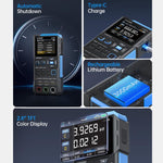 Testador de Ponte Digital Manual para Capacitância, Resistência e Indutância, FNIRSI LC1020E