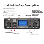 MP3 Bluetooth Decoder Board USB/Line-In Input Car Digital Audio Player, TPM119B
