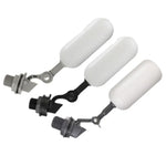 Válvula flutuante mini de plástico para aquários/humidificadores/pequenos tanques de água, 1/2 polegada/20mm preto, 1/2 polegada/20mm cinzento, 1/2 polegada/20mm com bloqueio ajustável, 3/4 polegada/25mm preto, 3/4 polegada/25mm cinzento