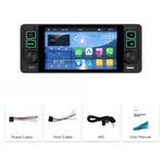 5.1 inch Horizontal Screen Single-seat Universal MP5 Player With Wireless Carplay Function Integrated Machine, Standard, Standard+12 Light Camera
