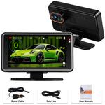 Câmara de Carro de 5 Polegadas 1080P com WIFI e Ecrã HUD, DVR de Carro, L5965
