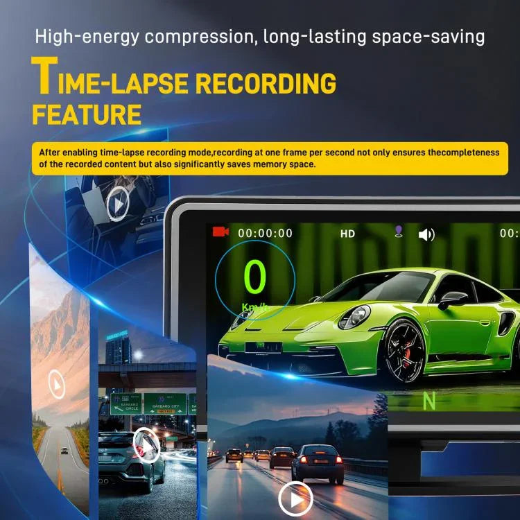 Câmara de Carro de 5 Polegadas 1080P com WIFI e Ecrã HUD, DVR de Carro, L5965