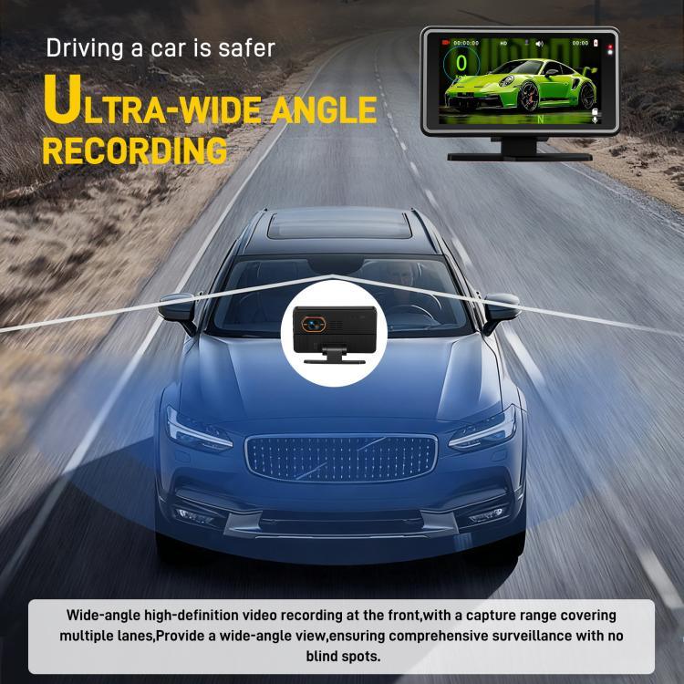 Câmara de Carro de 5 Polegadas 1080P com WIFI e Ecrã HUD, DVR de Carro, L5965