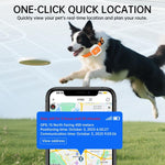 Colar para Animais com Localização GPS/WIFI em Tempo Real, SOS, Cerca Eletrónica de Alerta