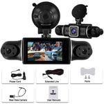Câmara DVR de Carro 2K de 3 Polegadas com WiFi, Gravação Quádrupla, Gravador de Carro HD com Sensor de Gravidade 1080P, L5942