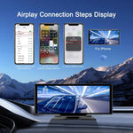 Gravador de Carro 4K HD Navegador de Carro Carplay Monitor Central de Carro, A4473