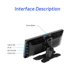 Gravador de Carro 4K HD Navegador de Carro Carplay Monitor Central de Carro, A4473