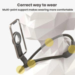 Outdoor Live Streaming Selfie Neckband Magnetic Phone Holder