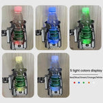 Suporte para Copo de Bicicleta com Luzes Ambiente de 5 Cores, Suporte para Garrafa de Água para Motociclo Kewig SHJ-2