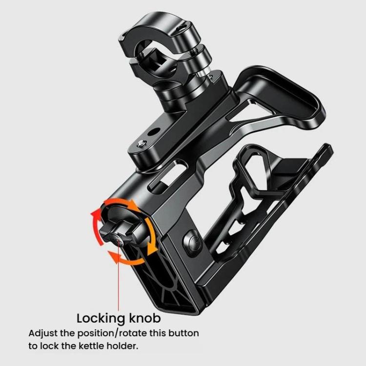 Suporte para Copo de Bicicleta com Luzes Ambiente de 5 Cores, Suporte para Garrafa de Água para Motociclo Kewig SHJ-2