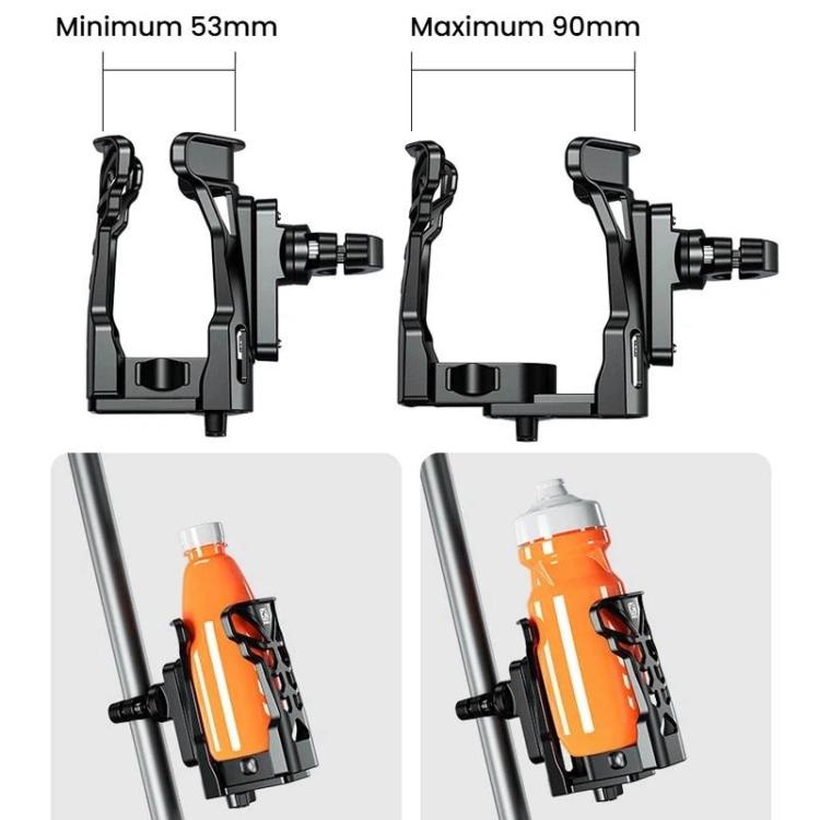 Suporte para Copo de Bicicleta com Luzes Ambiente de 5 Cores, Suporte para Garrafa de Água para Motociclo Kewig SHJ-2