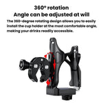 Suporte para Garrafa de Água de Grande Capacidade para Bicicleta, Base de Libertação Rápida para Motociclo, Kewig SHJ-3