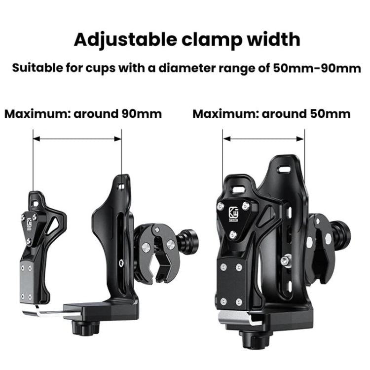 Suporte para Garrafa de Água de Grande Capacidade para Bicicleta, Base de Libertação Rápida para Motociclo, Kewig SHJ-3