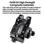 Suporte para Garrafa de Água de Grande Capacidade para Bicicleta, Base de Libertação Rápida para Motociclo, Kewig SHJ-3