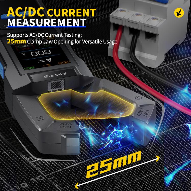 FNIRSI Fully Automatic Intelligent Current Clamp Multimeter, DMC-100