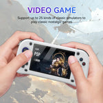 Consola de Jogos Portátil de Código Aberto G28 de 4,3 polegadas com Ecrã IPS HD, ARM Quad-Core Cortex-A7 1,3GHz, 64GB