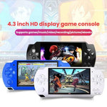 Consola de Jogos de Bolso X6 de 4,3 polegadas HD, Portátil, 8G com Câmara, 32G sem Câmara