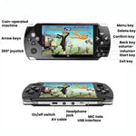 Consola de Jogos de Bolso X6 de 4,3 polegadas HD, Portátil, 8G com Câmara, 32G sem Câmara
