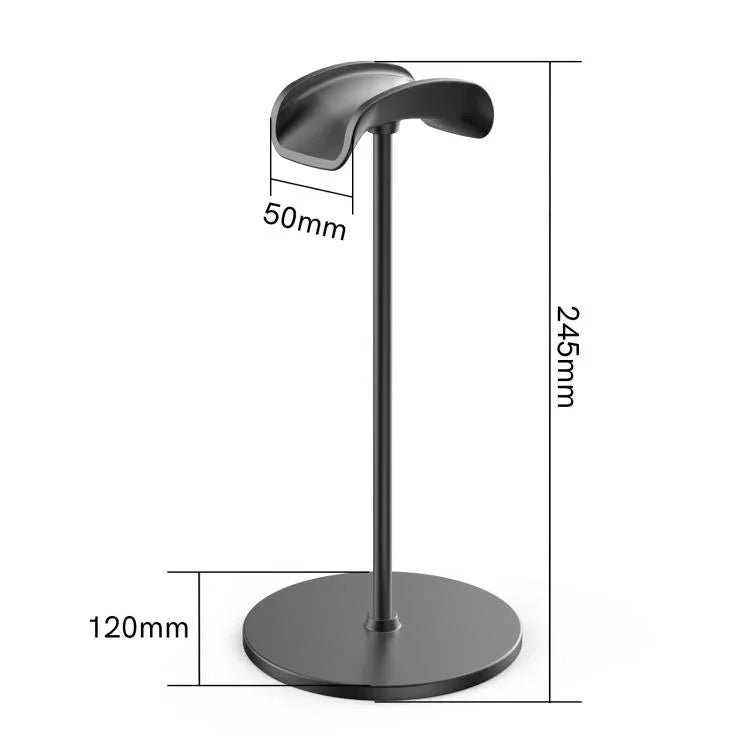 Suporte individual para auscultadores AhaStyle WG120 em liga de alumínio, base destacável para auscultadores