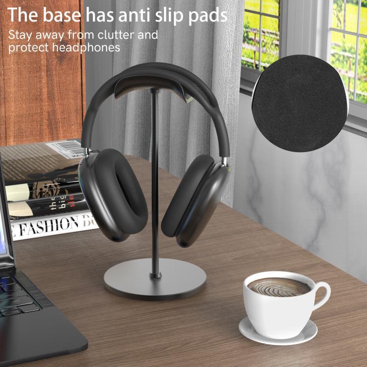 Suporte individual para auscultadores AhaStyle WG120 em liga de alumínio, base destacável para auscultadores