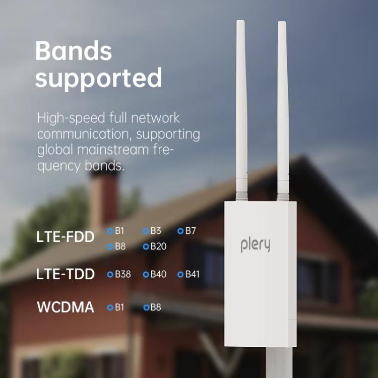COMFAST Plery R702 Outdoor 4G LTE Wireless Router IP66 Waterproof Universal SIM Support, EU Plug, US Plug, UK Plug, AU Plug