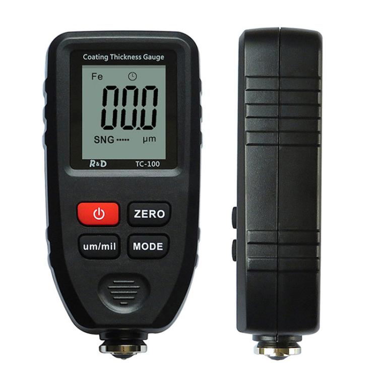 R&D INSTRUMENTS TC-100 Medidor de Espessura de Revestimento de Alta Precisão Testador de Espessura de Filme de Pintura Automóvel, TC-100