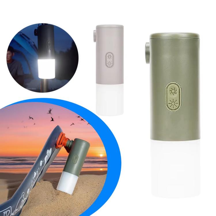 b-9851 2 In 1 Rechargeable Household Universal Air Pump Outdoor Portable Lighting Camping Lantern