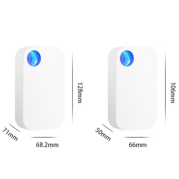 Purificador de Ar de Íons Negativos Silencioso para Parede Doméstica GL-130 com Luz LED, Plugue EUA, Plugue UE