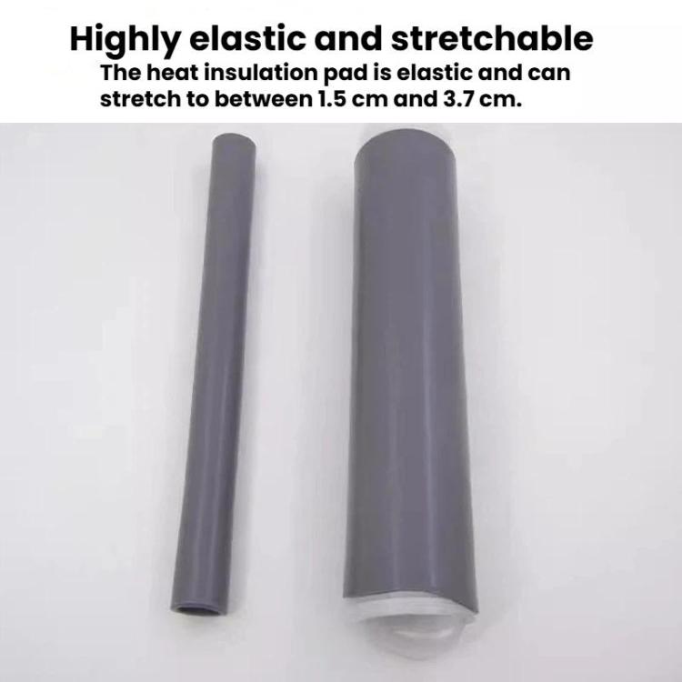 Capa Isolante para Cabo de Frigideira, Capa de Borracha Anti-Queimadura para Cabo de Ferro, Pequeno, Médio, Grande