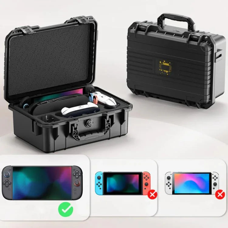 Caixa de Armazenamento Resistente à Humidade e Impermeável STARTRC GAMES para Nintendo Switch 2, Mala à Prova de Explosão, Sem Alça de Ombro, Caixa de Armazenamento