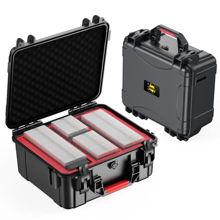 Estojo Resistente à Humidade e Impermeável para Cartões de Jogo STARTRC GAMES, Mala à Prova de Explosão, Estojo Rígido de Grande Capacidade para Armazenamento de Cartões