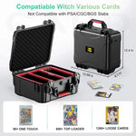 Estojo Resistente à Humidade e Impermeável para Cartões de Jogo STARTRC GAMES, Mala à Prova de Explosão, Estojo Rígido de Grande Capacidade para Armazenamento de Cartões
