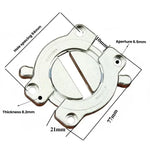 Kit de conector para tampo de mesa em liga de zinco com parafusos, placas de união resistentes para móveis de painel de madeira