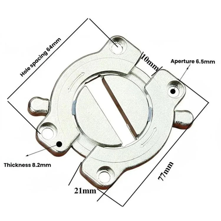 Kit de conector para tampo de mesa em liga de zinco com parafusos, placas de união resistentes para móveis de painel de madeira
