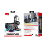 ipega Dock de Carregamento Multifuncional 12 em 1 para Nintendo Switch 2/Carregamento Switch Joy-Con, Dock para Comando Pro, Ventoinha de Arrefecimento, Organizador de Jogos e Auscultadores, 12 em 1