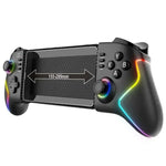 Ipega PG-9122 Stretchable Gaming Controller With Hall Effect Joysticks & 6-Axis Gyro For Android/IOS Phones/Tablets, PS4/PS3, Switch, PC Windows