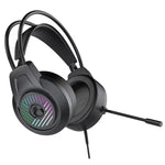 Auscultadores para jogos PC com graves pesados e 3,5 canais, cabo de 1,5m, iMICE HD-410