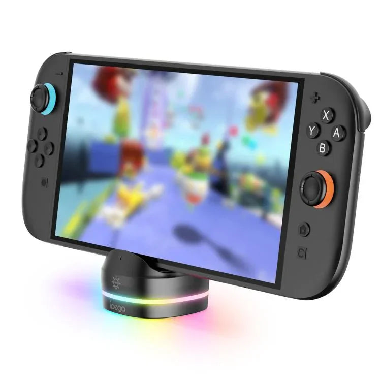 Para Consola Nintendo Switch 2 Carregador Dock ipega com Efeitos de Iluminação RGB, ipega