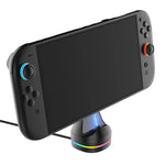 Para Consola Nintendo Switch 2 Carregador Dock ipega com Efeitos de Iluminação RGB, ipega