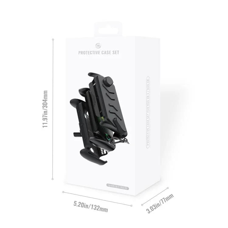 Para Consola ASUS ROG Xbox Ally / Ally X Capa Completa JYS Base TPU e Tampa Superior ABS Rígida com Suporte, Capa Completa