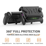 Para Consola ASUS ROG Xbox Ally / Ally X Capa Completa JYS Base TPU e Tampa Superior ABS Rígida com Suporte, Capa Completa