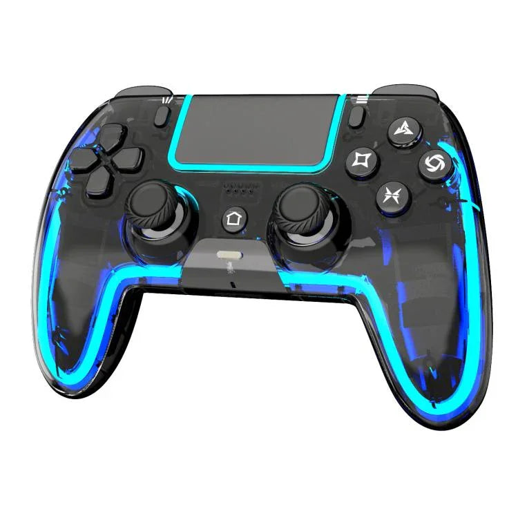 Para Comando Bluetooth Sem Fios PS5 com Botões Programáveis nas Costas, Iluminação RGB