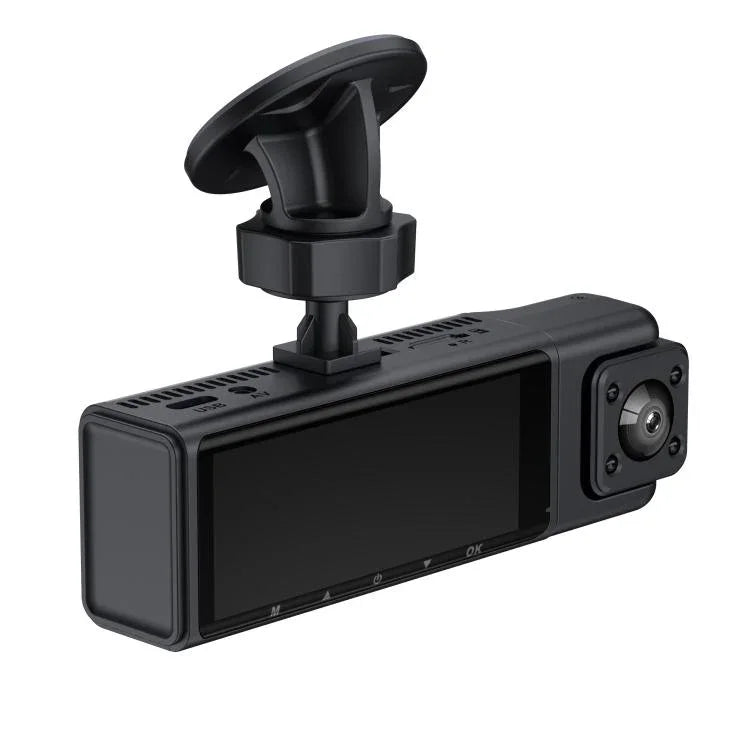 DVR para carro com visão noturna por infravermelhos HD 1080P de 3,16 polegadas, frente + interior (sem Wi-Fi), frente + interior + traseira (sem Wi-Fi), frente + interior + conectividade Wi-Fi, frente + interior + traseira + conectividade Wi-Fi